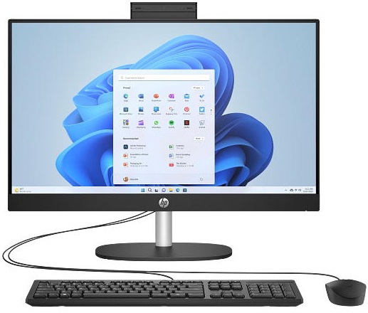 Комп'ютер персональний моноблок HP All-in-One 23.8" FHD IPS AG, Intel U5-125U, 16GB, F512GB, UMA, Wi