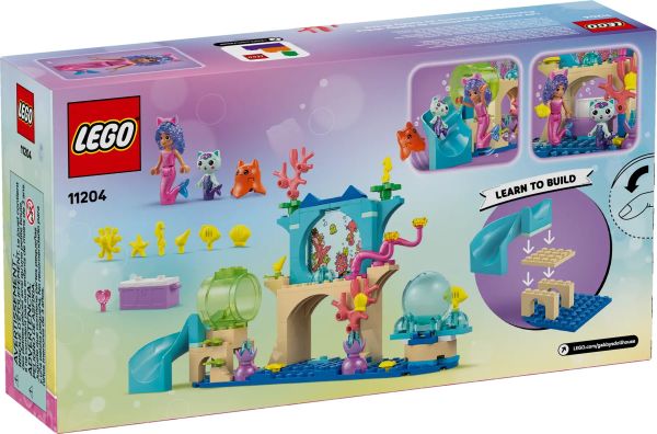 Конструктор LEGO Gabby's Dollhouse Акваріумні пригоди русалоньки Ґаббі