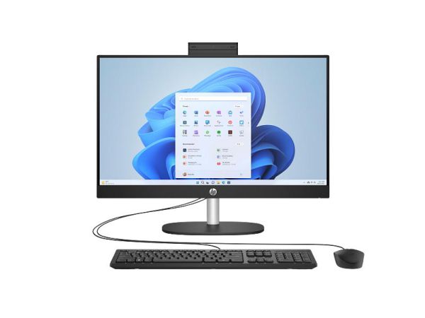 Комп'ютер персональний моноблок HP All-in-One 23.8" FHD IPS AG, Intel U5-125U, 16GB, F512GB, UMA, Wi