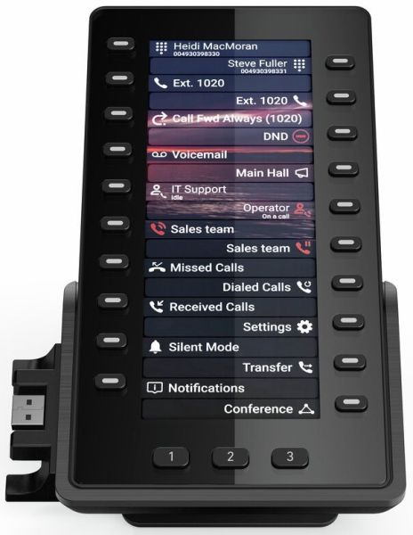 Кнопковий модуль IP Gigaset Pro Expansion Key Module P800, 20 DSS key, 3 page, 6.8" color TFT displa