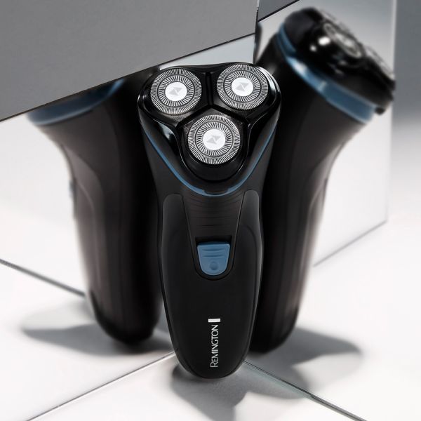 Бритва електр. Remington роторна Style,  бритв.головок-3, сух., тример, USB-C, чорно-синій