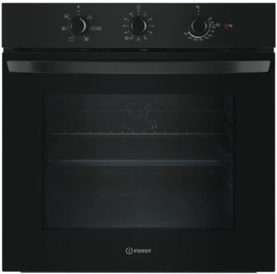 Духова шафа Indesit електрична, 66л, A, конвекція, чорний