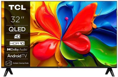 TCL Телевізор 32" QLED HD 60Hz Smart Android TV Black