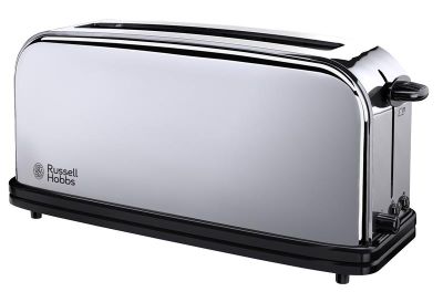 Тостер Russell Hobbs Chester 1000Вт, довгі слоти, метал, сріблястий