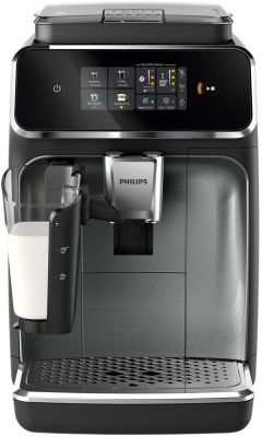 Кавомашина Philips Series 2300 LatteGo, 1.8л, зерно+мелена, автомат.капуч, дисплей, авторецептів -4,
