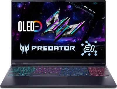 Ноутбук Acer Predator Helios Neo 16S PHN16S-I51 16" OLED, Intel U9-386H, 32GB, F1TB, NVD5060-8, Lin,