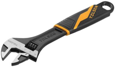 Ключ розвідний Tolsen Профі, робочий діапазон 0-19мм, 150мм, CrV