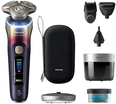 Бритва електр. Philips Series i9000 Prestige Ultra,  бритв.головок-3, Li-Ion, сух.+волог., індикатор