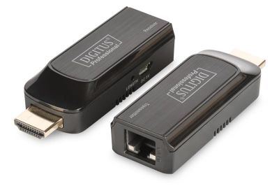 Набір міні-подовжувачів DIGITUS HDMI, Full HD, 1080p 50 м, CAT 6/6A/7, живлення через кабель Micro U