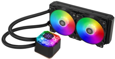 Система рідинного оxолодження SilverStone Icegem 240P-ARGB, LGA2066, 2011, 1366, 115x, 1366, TRX4TR4