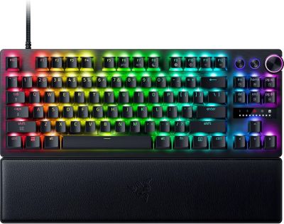 Клавіатура механічна Razer Huntsman V3 Pro TKL 8KHz, 84key, Analog Optical Switch Gen-2, USB-A, EN,