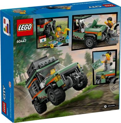 Конструктор LEGO City Позашляхова гірська вантажівка 4x4