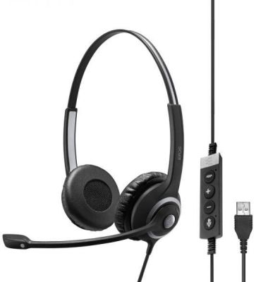 Гарнітура комп'ютерна стерео On-Ear EPOS IMPACT SC 260 USB MS II, USB, односпрямований, сертифікат M
