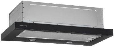 Витяжка ARDESTO телескопічна HT-F900MBL, 60см, 700м3ч, метал, 2х1Вт LED, кнопкове, чорний