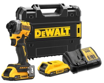 Шурупокрут ударний акумуляторний DeWalt XR Li-Ion 18В акб 2х2А·год 206Нм 3250об/хв 3800уд/хв кейс TS