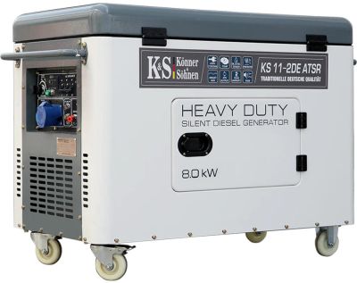 Генератор дизельний Konner&amp;Sohnen KS 11-2DE ATSR 230В 7.5/8.0кВт електростартер 216кг
