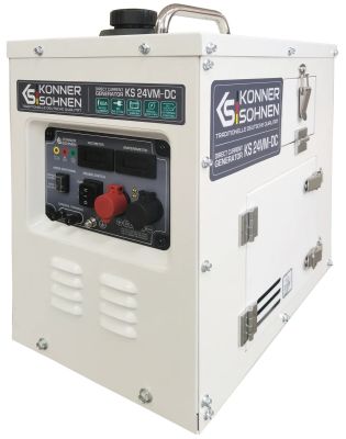 Генератор постійного струму бензиновий Konner&amp;Sohnen KS 24VM-DC 1.6кВт 24–27.5В 60А електростартер 2