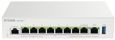 Мультисервiсний Маршрутизатор D-Link DBR-600-P, 7x2.5GE LAN PoE, 1x2.5GE LAN/WAN PoE, 1x2.5GE WAN, 1