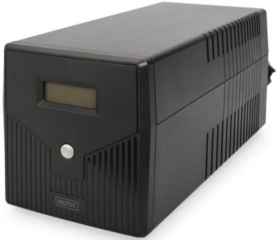 Джерело безперебійного живлення DIGITUS 2000VA/1200W, LCD, RJ45, RS232, USB, 4xSchuko