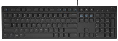Клавiатура Dell Multimedia Keyboard-KB216 Russian (QWERTY) - Black