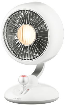Вентилятор ARDESTO AviaFan FT-F3600W настільний, 12см, акумулятор, підсвічування, USB-A Type-C, біли