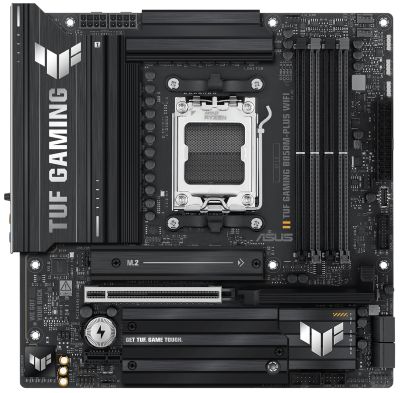 Материнcька плата ASUS TUF GAMING B850M-PLUS WIFI sAM5 B850 4xDDR5 M.2 HDMI DP Wi-Fi BT mATX