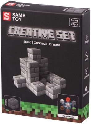 Конструктор магнітний Same Toy Creative Set Stone 20е