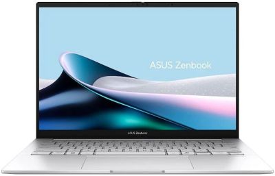 ASUS Ноутбук Zenbook 14 UX3405CA-ST1260 14" 3K OLED, Intel Ultra 7 255H, 16GB, F1TB, UMA, NoOS, Сріб