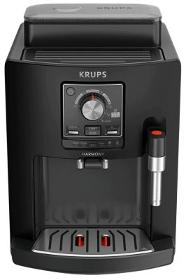Кавомашина Krups Harmony 1.7л, зерно, ручний капучинатор, мех. керування, авторецептів - 4, свій рец