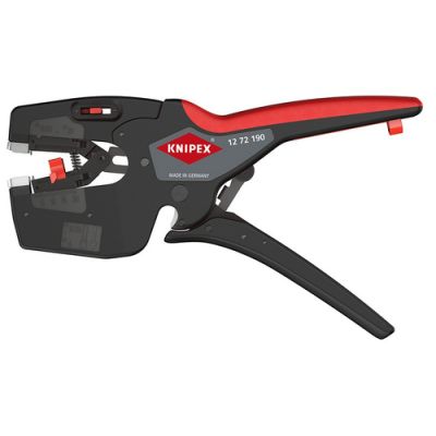 Знімач ізоляції KNIPEX MultiStrip, автоматичний, 0.03-10мм2 кусачки, регулювання довжини, 195мм, 0.1