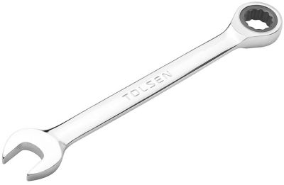Ключ гайковий Tolsen, комбінований, храповий механізм, 172мм, 11мм, CrV