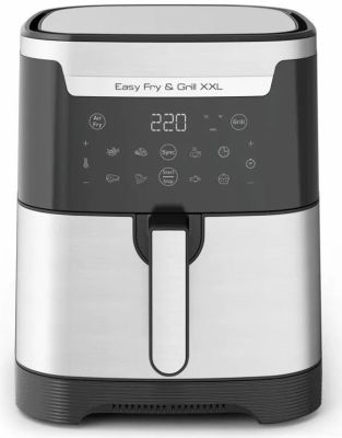 Мультипіч Tefal EasyFry&amp;Grill XXL, 1830Вт, чаша-6.5л, сенсорне керув., 8 програм, пластик, чорно-сір