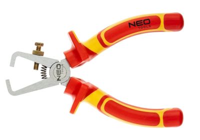 Кліщі для зняття ізоляції Neo Tools, діелектричні, 0.5-6мм2, для робіт під напругою 1000В, 160мм, Cr