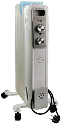 Обігрівач оливний Stanley RM Electric, 15м2, 1500Вт, мех. упр-ння, 7 секцій, зволожувач, білий