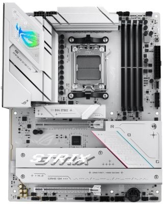 Материнcька плата ASUS ROG STRIX B850-A GAMING WIFI sAM5 B850 4xDDR5 M.2 HDMI DP Wi-Fi BT ATX білий