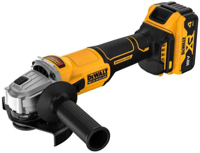 Шліфмашина кутова акумуляторна DeWALT XR Li-lon 18В акб 1x4.0А·год 125мм 9000об/хв ЗП, кейс 1.61кг