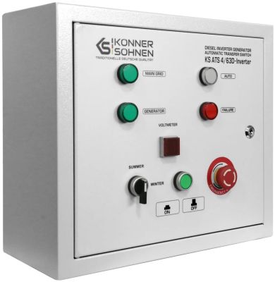 Блок автоматичного введення резерву Konner&amp;Sohnen KS ATS 4/63D-Inverter, 230/400В, 230В 14,5кВт, 63А