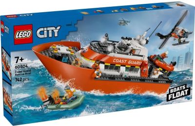 Конструктор LEGO City Рятувальний катер і гелікоптер берегової охорони