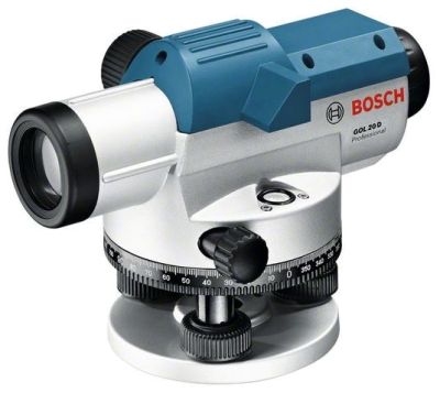 Нівелір оптичний Bosch Professional GOL 20D до 60м ±3.0мм/30м зум х20 1.5кг