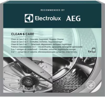 Набір Electrolux для чищення пральних та посудомийних машин, 6x50гр