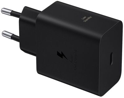 Зарядний пристрій мережевий Samsung 60Вт USB-С PD PPS, чорний