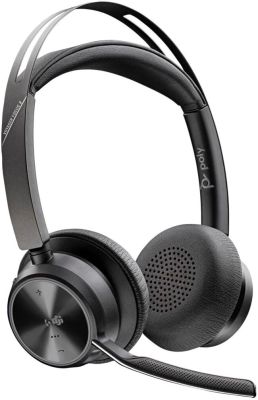 Гарнітура комп'ютерна стерео On-ear Poly Voyager Focus 2 з підставкою для заряджання, USB-A, USB-С,