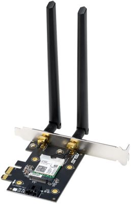 Адаптер WiFi ASUS PCE-AX3000 AX3000, PCI-Express x1, BT5.0