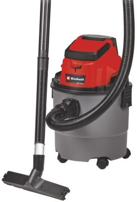 Пилосос професійний акумуляторний Einhell TC-VC 18/15 Li-Solo PXC 18В 8кПа контейнер 15л без АКБ та