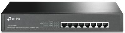 Комутатор TP-LINK TL-SG1008MP 8xGE (8xPoE), 126Вт, Некерований