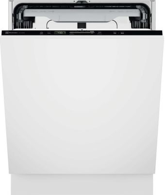 Посудомийна машина Electrolux вбудована, 13компл., В, 60см, дисплей, інвертор, 3й кошик, чорний