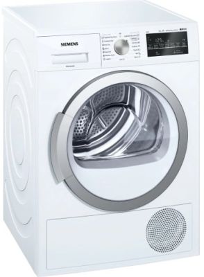 Сушильна машина Siemens тепловий насос, 8кг, A++, 60см, дисплей, білий
