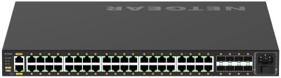 Комутатор NETGEAR M4250-40G8XF-PoE+ (GSM4248PX), 40x1GE PoE+(960Вт), 8xSFP+, AV Line керований L2