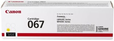 Картридж Canon 067 MF651Cw/MF655Cdw/MF657Cdw/LBP631Cw/LBP633Cdw Yellow (1250 стор.)