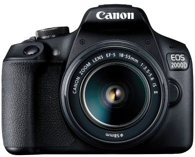 Цифр. фотокамера дзеркальна Canon EOS 2000D + об`єктив 18-55 IS II
